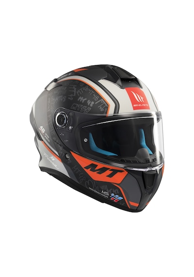 Mt Helmets Targo S B4 İvan Motosikler Kaskı Turuncu XL-
