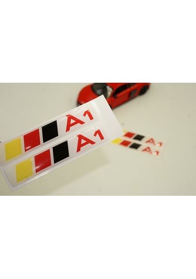 Audi A1 Logo Motor Kapağı Damla Silikon Plaka Logo Arma Amblem Ye