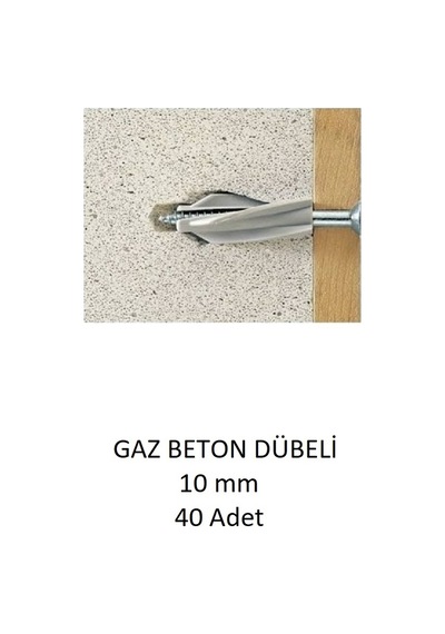 Gaz Beton Ytong Dübeli 10 Mm 40 Adet