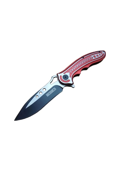 Rd T60a Kamp Çakı 20 Cm - Kırmızı Sap, Otomatik, Kemerlikli Diğer