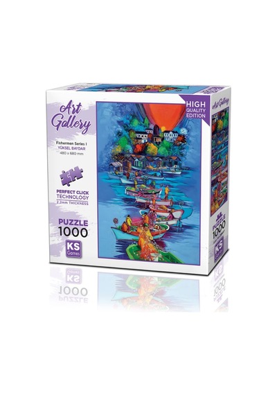20687 Fishermen Series I 1000 Parça Puzzle -kspuzzle