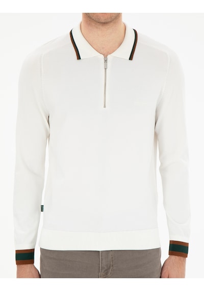 Pierre Cardin Erkek Ekru Kazak /triko 50296452-vr019 Ekru