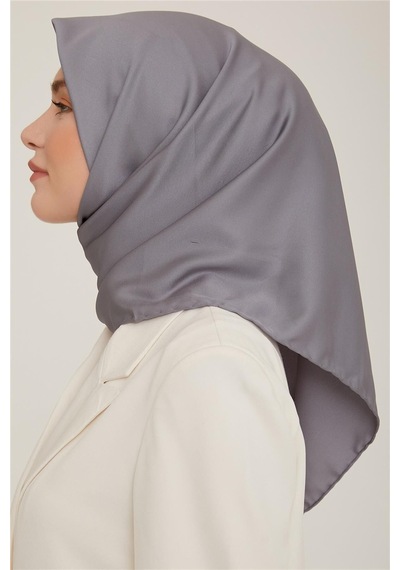 Armine Düz Twill Eşarp - Füme 782 - Füme 782