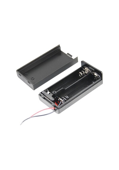 Ic-233c Kapaklı Switchli 2'li Aa Pil Yuvası