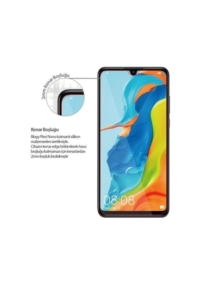 Blogy P30 Lite İle Uyumlu Flexi Nano Ekran Koruyucu