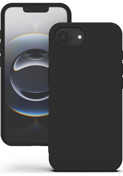 Apple iPhone 17e İle Uyumlu Telefon Kılıfı Kadife Iç Yüzey Soft Tasarım Lansman Kılıf Siyah