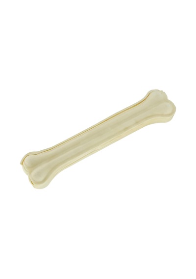 Mordimi Press Kemik White Beyaz Köpek Çiğneme Kemiği 12,5'' 32 Cm 1'li Sığır Derisi Büyük Köpekler 360 Gr