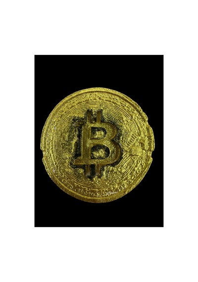 Bitcoin Para Magnet , Buzdolabı Süsü Hediyelik , Paketli 5 Cm
