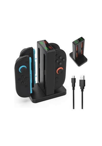 Switch 2 İçin Joycon Şarj İstasyonu Dock Çok Renkli