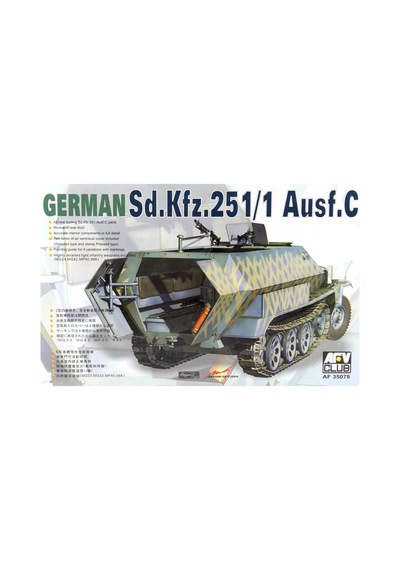 1/35 Sd.kfz.251/1 Ausf.c Tank Maketi, Afv Club 35078
