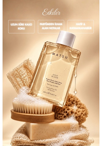 Gold Bloom Pdrn Ihlamur & Pudramsı Aromatik Duş Jeli 290 Ml Çiçeksi - Misk