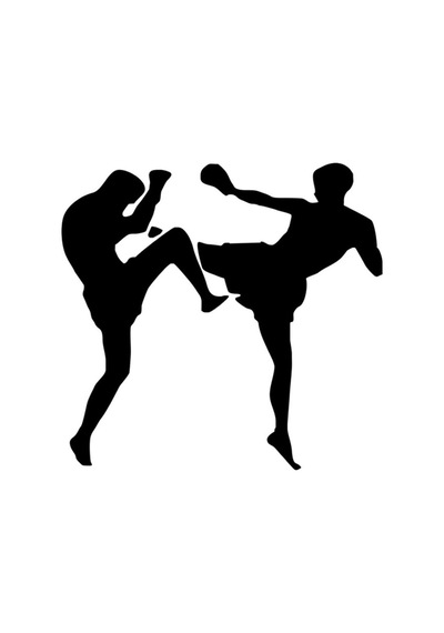 Kickboxers Komik Araba Sticker Yapıştırması