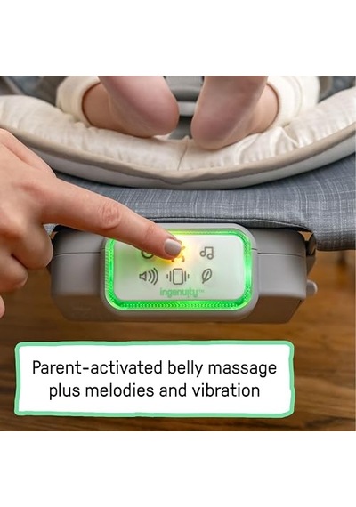 Ingenuity Happy Belly Baby Zıpzıp Koltuk Ve Salıncak, Göbek Masajı Ve Titreşim, Huzursuzluğu Yatıştırmaya Ve Rahatlatmaya Yardımcı Olur, Müzik, Pelüş Tembel Hayvan Oyuncağı, 0-6 Ay, Gri, Parker Açık Bej Ingenuity Happy Belly Baby Zıpzıp Koltuk Ve Salıncak, Göbek Masajı Ve Titreşim, Huzursuzluğu Yatıştırmaya Ve Rahatlatmaya Yardımcı Olur, Müzik, Pelüş Tembel Hayvan Oyuncağı, 0-6 Ay, Gri, Parker Açık Bej