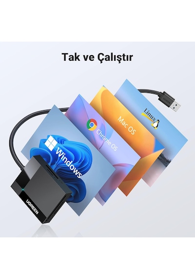 Tr Usb 3.0 Kart Okuyucu Sd/tf/cf/ms İçin 4'ü 1 Arada Kart Okuyucu Sd Kart Okuyucu Sd, Cf, Mikro Sd, Sdxc, Mikro Sdhc,