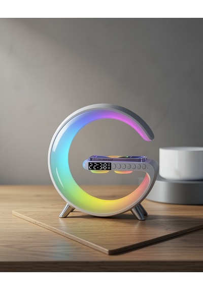 Akıllı Atmosfer Lambası Bluetooth Hoparlör 15w Kablosuz Şarjlı Uczzzg63hoparlör