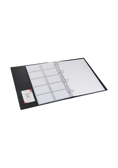 KARTVİZİT ALBÜMÜ 10 SIRALI 240 KARTLIK İNDEKSLİ 26,5X32 CM