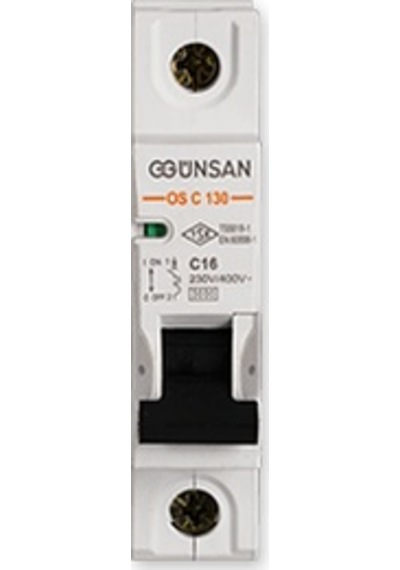 Günsan C 1x16a 6ka Otomatik Sigorta Os3 C 160-16