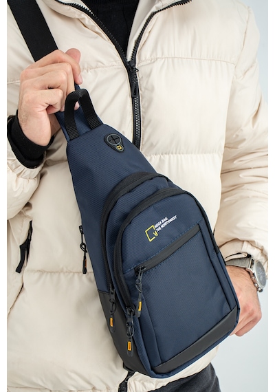 Mega Bag The Northwest M-1007 Unisex Spor Ve Günlük Kullanıma Uygun Göğüs Çapraz Çanta Sırt Çanta Lacivert
