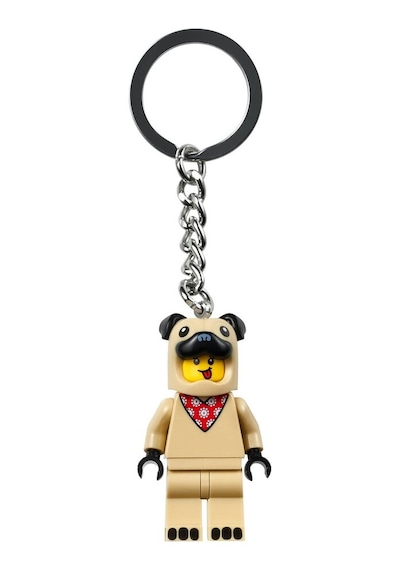 LEGO® Gear 854158 French Bull Dog Guy Key Chain