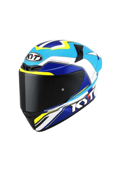 Kyt Tt-course Kask Grand Prıx Açık Mavi Beyaz