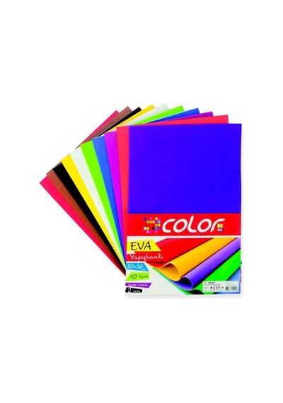 Colorbank Eva A4 Yapışkanlı Renkli 10 Lu Ce-003
