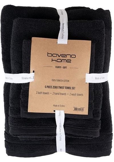%100 Pamuk 6 Parça Microcotton Mutfak Havlusu / El & Yüz Havlusu / Banyo Havlusu Seti Hürsan Saphir Çok Renkli