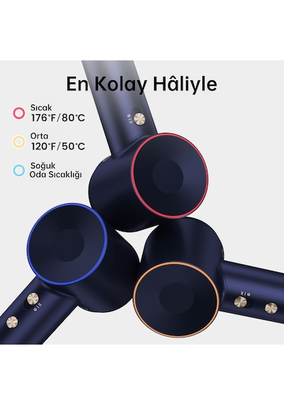Laifen Swift Premium Saç Kurutma Makinesi- Golden Blue