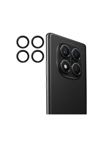 Joko Xiaomi Redmi Note 14 Pro 4g Pvd Metal Kamera Lens - Siyah