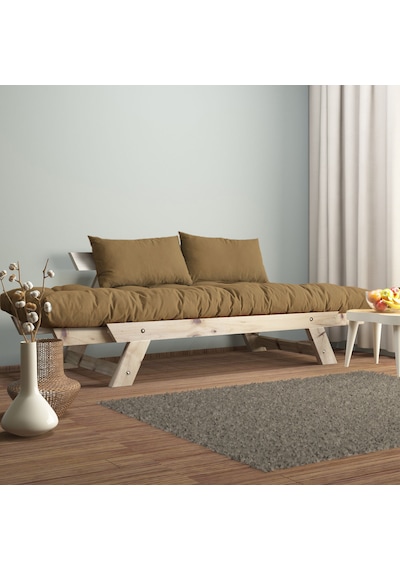 Woodesk Adalar Masif Natural-camel Renk 2li Kanepe Cpt8122-210