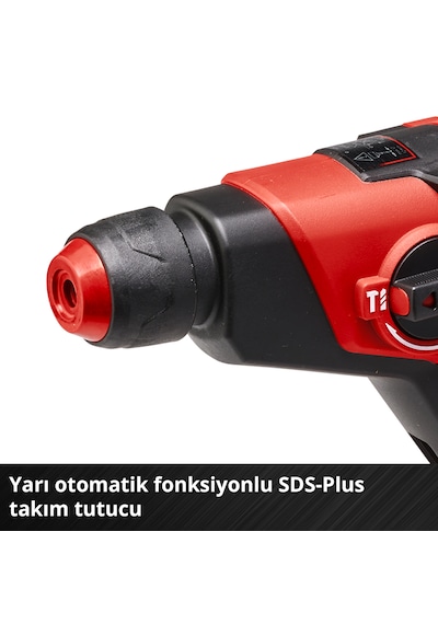 Einhell TE-HD 18/12 Li, Akülü Pnömatik Matkap Seti ( 2,5 Ah Akü ve Şarj Cihazı , 10 Parça Uç Seti Dahildir )