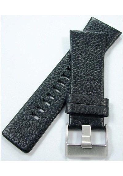 1. Kalite 29Mm Siyah Deri Saat Kayışı Diesel Model Saat Kordonu Ç