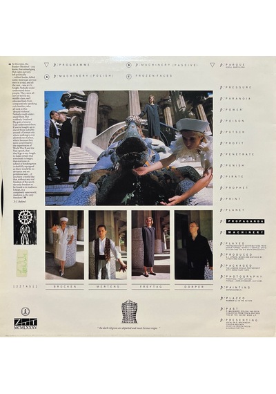 Propaganda Machinery Maxi Single 45 Devir Lp Plak