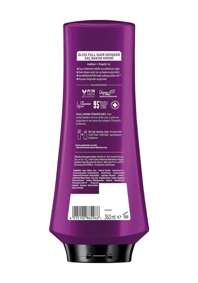 Full Hair Wonder Saç Dökülme Karşıtı Saç Bakım Kremi 360 Ml 77325914