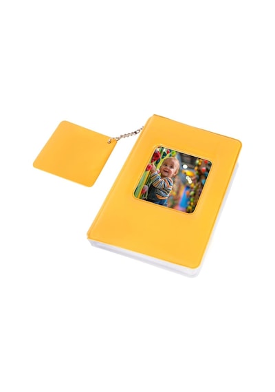 Tr 41 Fotoğraf Kapasiteli İnstax Mini Polakart Sarı Fotoğraf Albümü