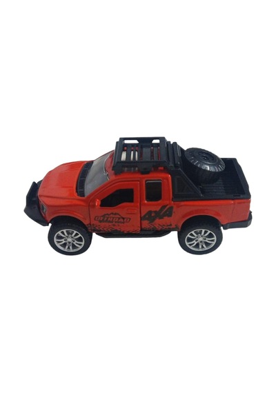 Çek Bırak Metal Arazi Aracı 13 Cm - Kırmızı