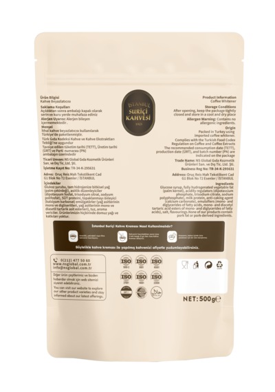 Kahve Kreması 500gr