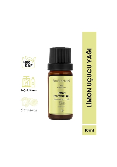 Bade Natural Limon Uçucu Yağı %100 Saf 10 ML