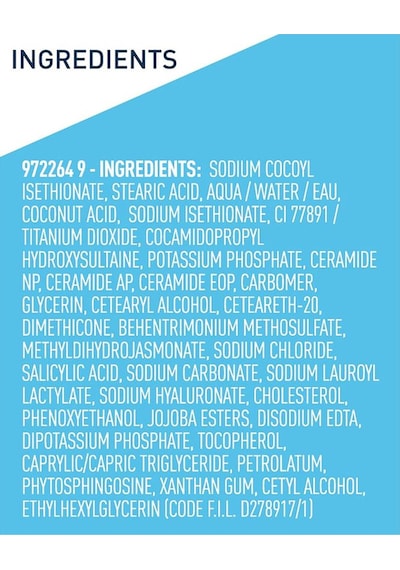 Cerave Sa Kaba ve Engebeli Ciltler İçin Yüz Temizleme Sabunu 128 G