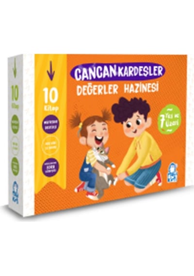 Mavi Kirpi 2. Sınıf Cancan Kardeşler Değerler Hazinesi 10 Kitap