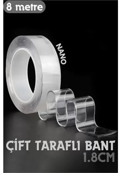 8 Metre Çift Taraflı Yapıştırıcı Bant Çivisiz Montaj 718950
