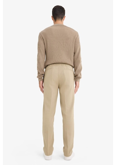 DeFacto Yazlık Kumaş Jogger Pantolon Beli Bağcıklı Lastikli Düz Paça Cepli Her Yöne Esneyen A9943AX25SPBG315