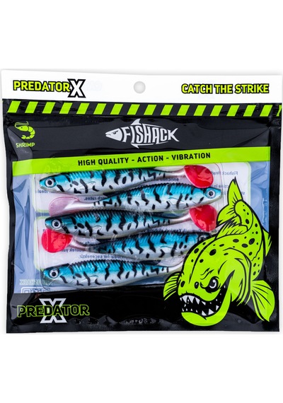 Silikon Sahte Balık - 10g 100mm - Fishack Predatorx - Grim