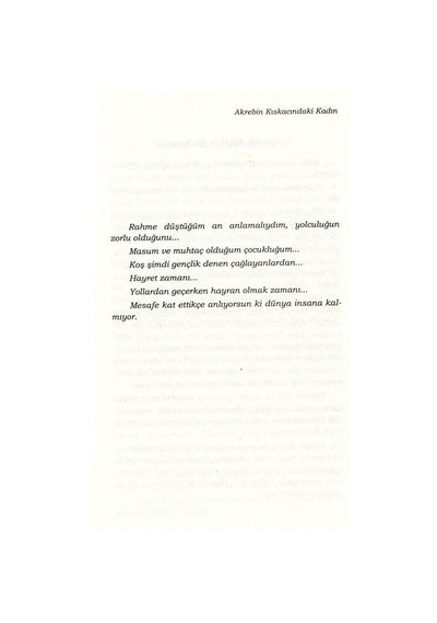Akrebin Kıskacındaki Kadın / Sevgi Ataş