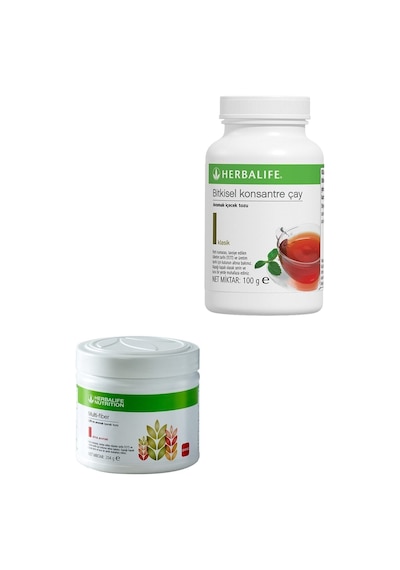 Multi-fiber Multi-fiber Lifli Ve Aromalı Içecek Tozu Elma 204 G Ve Klasik Çay 100gr