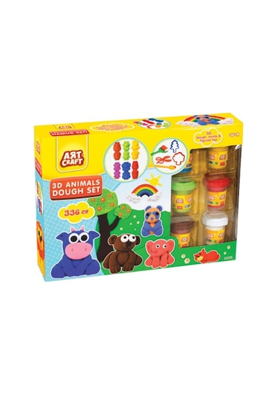 Dede Art Craft Üç Boyutlu Hayvanlar Hamur Set