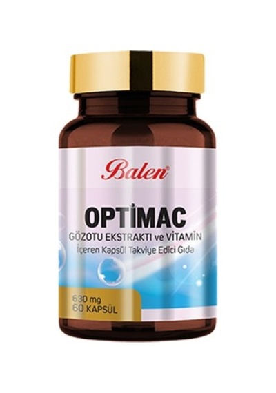 Optimac Gözotu Ekstraktı ve Vitamin İçeren Takviye Gıda 630 MGx60