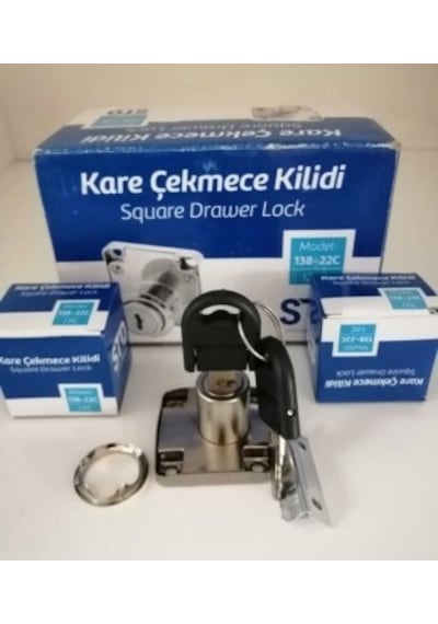 Std Kare Cekmece Kilidi 12 Adet