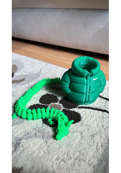 3d Baskı Kalemlik Ve Ejderha Seti Yeşil