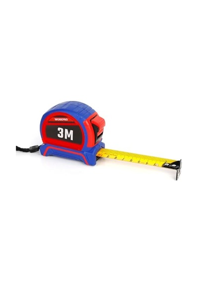 Wp261040 3mx16mm Naylon Kaplama Sarı Çift Taraflı Manyetik Çelik Şerit Metre