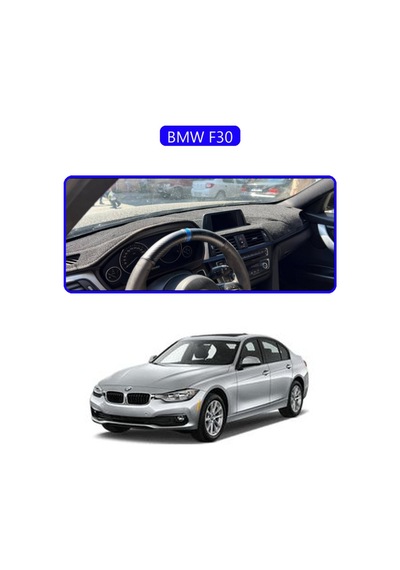 Bmw F30torpido Koruma Halısı Mavi Kenar